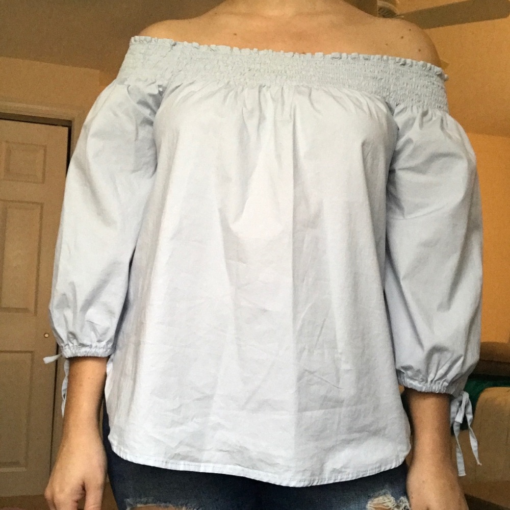 Off the shoulder blouse